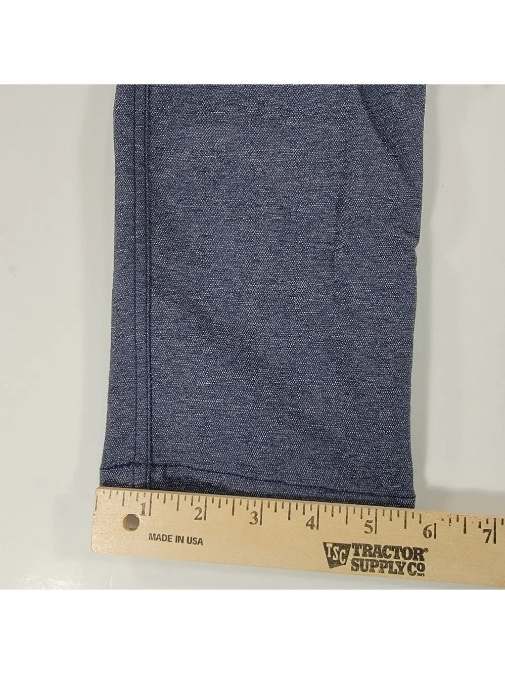 Lululemon Pants Mens 34x31 ABC Pant Slim Tech Canvas Heather Blue Golf Stretch - Picture 9 of 13